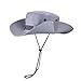 Keross Unisex Wide Brim Sun Hat Perfect for All Outdoor Activity UV Protection (grey)