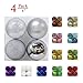Christmas Balls Ornaments for Xmas Tree - Shatterproof Christmas Tree Decorations Large Hanging Ball Silver 4.0