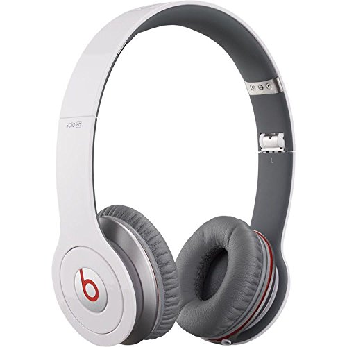 Beats Solo HD On-Ear Headphone with Mic & Remote Control Cable (Certified Refurbished) (White)