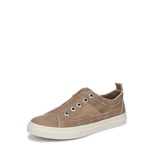 Blowfish Malibu Women's Hangout Sneaker Desert Khaki Canvas 7 M