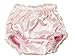Haian ABDL PVC & Satin Panties Lace Panties (XX-Large, Pink)