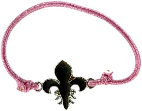 Fleur De Lis Charm Mood Bracelet - Light Pink Bracelet With Color Changing Mood Fleur De Lis - Fashion Jewelry