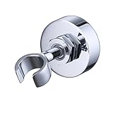 KES C213 Brass Shower Head Bracket Holder Stepless Adjustable Wall Mount, Polished Chrome