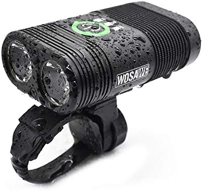 CRH USB Charging Bicycle Light, LED Headlight Waterproof Bicycle Light Safety Taillight Built-In Charging One Double Headlight Headlight Riding Equipment