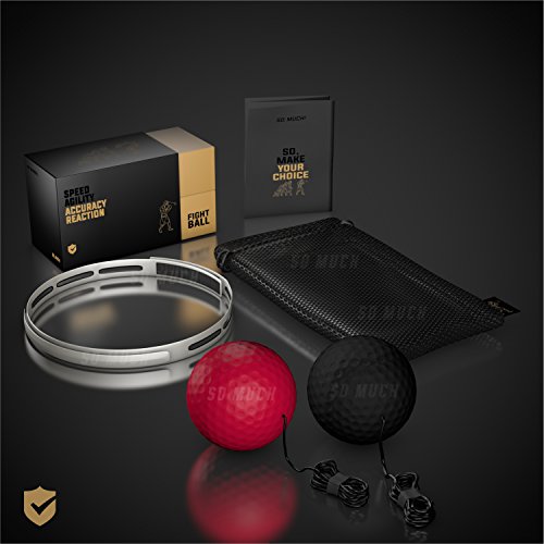 image for SO MUCH Fight Reflex Ball Set, with Headband & 2 Complexity Balls, Spe