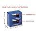 Katzco Blue Precision Magnetizer and Demagnetizer - 1 Pack - for Screwdrivers, Screws, Drill Bits, Sockets, Nuts, Bolts, Nails, Drivers, Wrenches, Tweezers, and Other Steel Tools