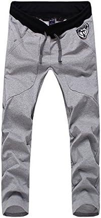 Mens Trousers Sweatpants Harem Pants Slacks Casual Jogger Dance Sportwear Baggy (Large, Light gray)