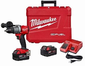 Image of Milwaukee 2803-22 1/2 Red & Black M18 FUEL Drill Driver Kit