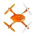 Tekstra Brands Hubsan H108 2.4G 4CH RC Quadcopter Includes Black Rubber Feet and Blades - Orange