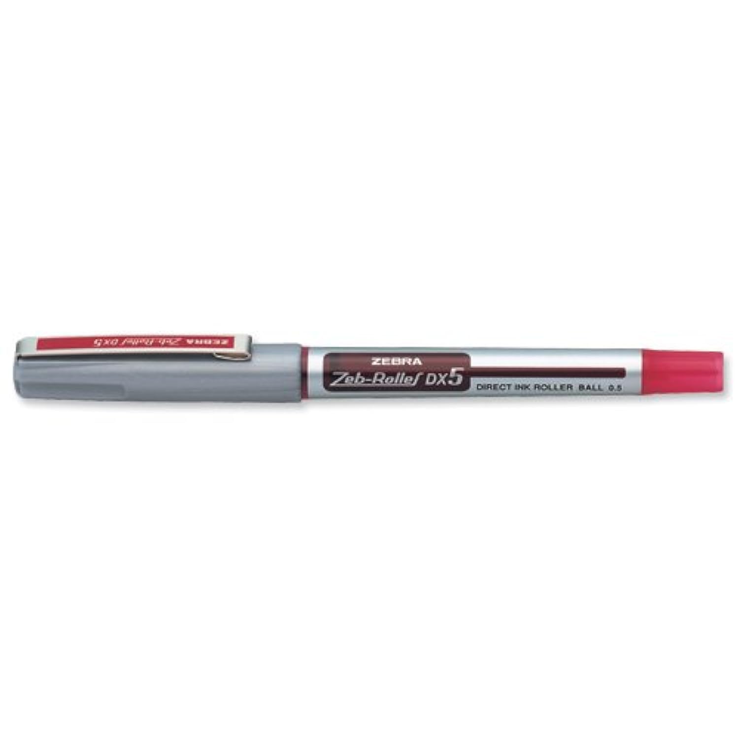 Zebra Dx5 Liq Ink Rollerball Pen - Red