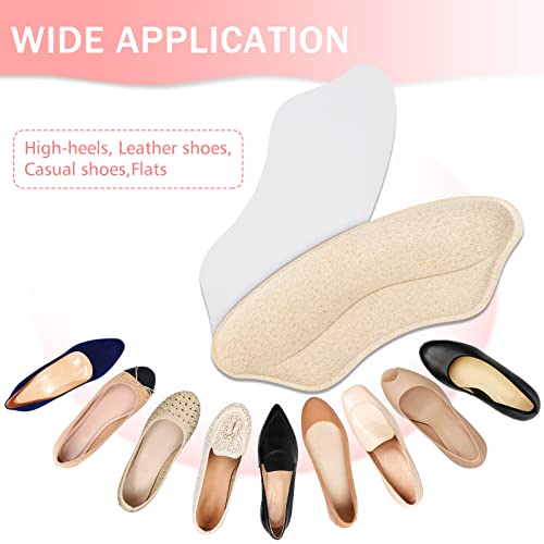 Heel Inserts for Women Pads Protectors - Heel Grips Liner for Men Women, Heel Cushions Inserts for Loose Shoes (6 Pairs)