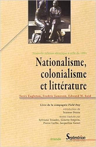 Amazon Fr Nationalisme Colonialisme Et Litterature Eagleton Terry Jameson Fredric Said Edward W Deane Seamus Livres