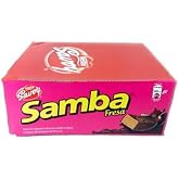 Samba Fudge Covered Wafer Filled with Strawberry, 20 units of 32gr/1.12oz