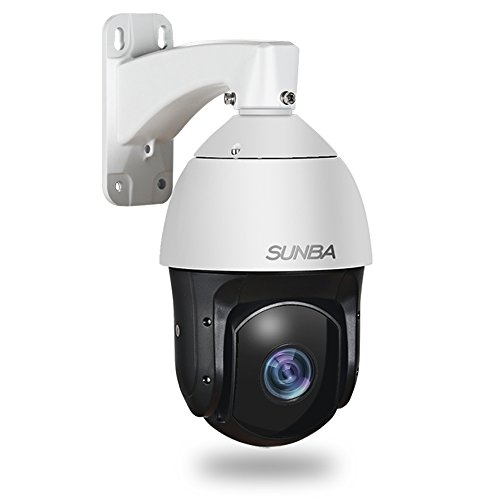 SUNBA 601-D20X IP High Speed PTZ Outdoor Security Camera, 20x Optical Zoom HD 1080P ONVIF with Night Vision up to 800ft