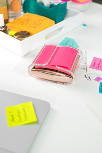 Post-it Pop-up Note Dispenser, Rose Gold, 3 x 3 in, 1 Dispenser/Pack (WD-330-RG)