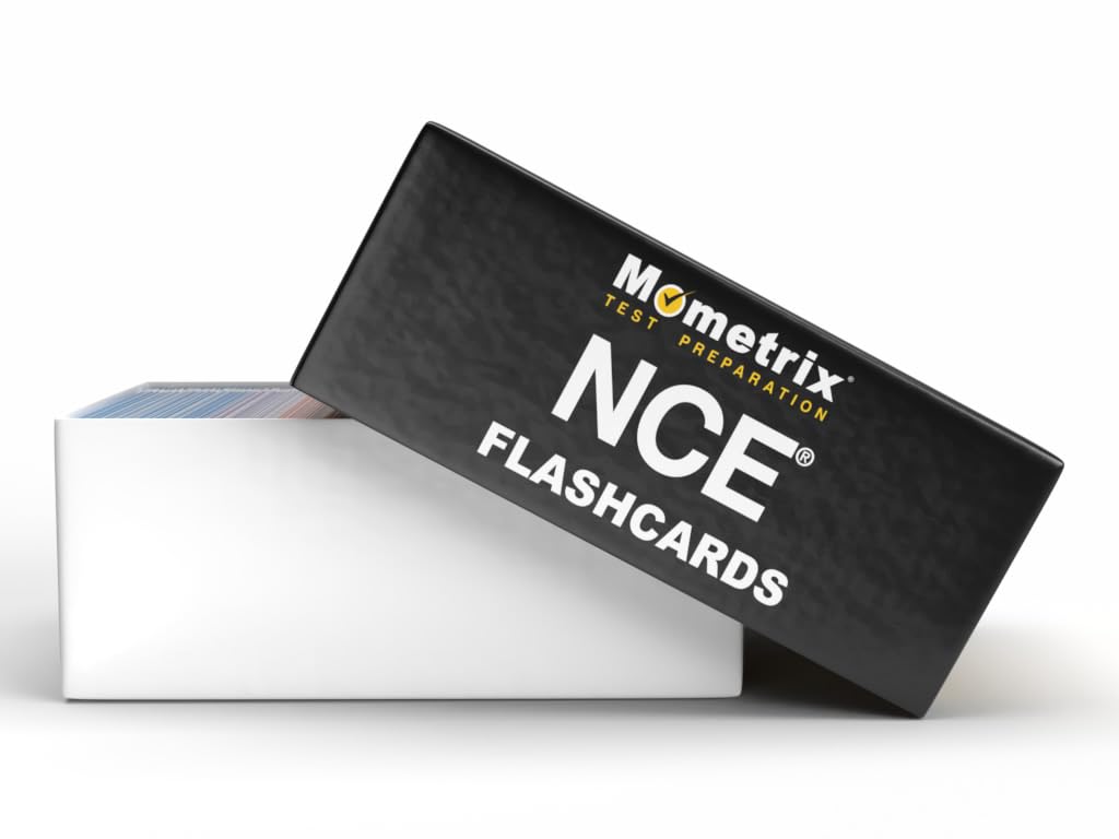 NCE Study Cards: NCE Exam Prep 2025-2026 with Practice Test Questions for the National Counselor Examination [Full Color Cards]