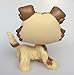 Littlest Pet Shop LPS Pet Collie Dog Child Girl Figure Toy Loose Cute lps #2210 Brown and Caramel Collie Dog