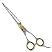 Sharf Gold Touch 440c Japanese Stainless Steal Pet Grooming Shear, 8.5 Inch Straight