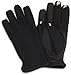 isotoner Men's Smartouch Tech Stretch Gloves, Black, Medium