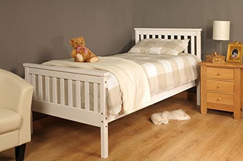 white pine single bed frame