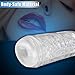 Male Masturbator Masturbation Cup with Flip-Open Design Squeezable Panel for Tighter Sensation, PALOQUETH Realistic Pocket Pussy Masturbator Masturbation Sex Toys for Men Beginners 7.5inch