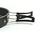 OuterEQ Camping Cookware Outdoor Mess Kit Lightweight Backpacking Cooking Set Picnic Pots and Pans (8pcs)