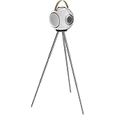 UB+ dB1 doubleBASS Waterproof Bluetooth Speaker White | 40W Hi-Fi Sound with Deep Bass, 20H Playtime, IPX5 & TWS Pairing (Glossy White with Tripod)