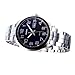 Casio Men's MTP1319BD-2AV Silver Stainless-Steel Quartz Watch with Blue Dial