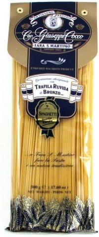 Giuseppe Cocco (4 pack) Spaghetti Artisan Pasta hand-made slow dried in 500g bags from Italy