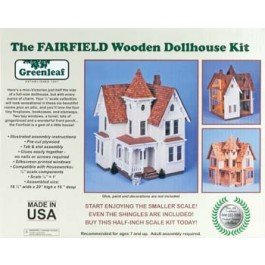 Greenleaf The Arthur Wooden Dollhouse Kit Victorian Cottage Made in USA