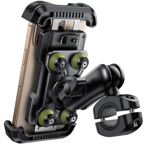 Lamicall Handyhalterung Motorrad, Handyhalter Fahrrad Vibrationsgedämpft