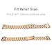 Fenix 5S Watch Band, YOOSIDE 20mm QuickFit Stainless Steel Metal Replacement Watch Band Strap for Garmin Fenix 5S/5S Plus,Fit Wrist 4.7-8.2 inch (Rose Gold)