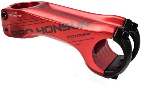 Keptfeet Handle Stem of Cross-country Mountain Bicycle Positive and Negative 17 Degrees Bicycle 90mm Handle Stem Angle Riser