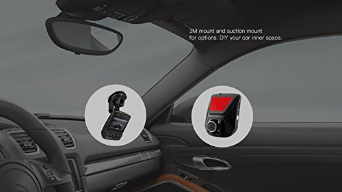 Lifechaser Dash Cam Car Camera 1080P FHD WIFI Night Vision with Sony IMX323 Sensor 150°, 2.45"LCD, Parking Mode, Time Lapse, WDR, G-Sensor, Loop Recording for Cars, Trucks