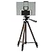 Tripod for iPad and iPhone,50 inches Lightweight Aluminum Camera Tripod + 2 in 1 Holder Mount Fits Smartphone(Width 2