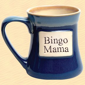 Bingo Money Holder; Ceramic Jar With Cork; Bingo Lover Gift By Tumbleweed