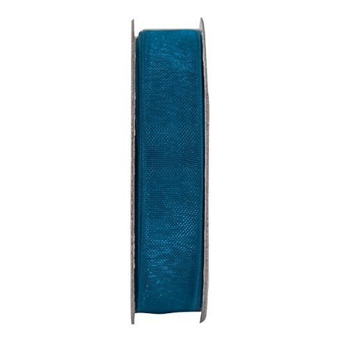 Anitas Turquoise Organza Ribbon Reel (3M) at Amazon