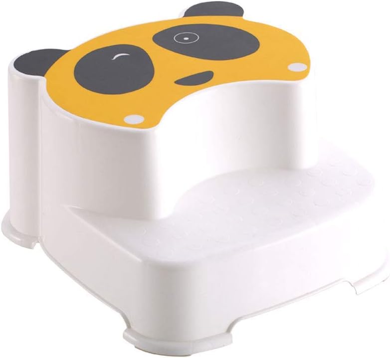 Arkmiido 2 Step Stool Sturdy Plastic Step Stool for Kids Sink Use & Toilet Training, Toddler Step Stool Bathroom & Kitchen, Slip Resistant Dual Step Children Step Stools