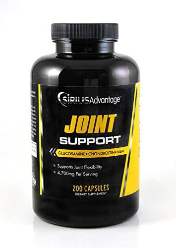 Joint Support Supplement for Flexibility contains Glucosamine, Chondroitin and MSM Methylsulfonylmethane - Sirius Advantage
