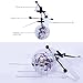 RC Flying Ball, Crystal Flashing LED Light Flying ball RC Toy RC infrared Induction Helicopter for Kids, Teenagers Colorful Flyings for Kid's Gifts Toy (Upgraded)
