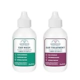 Wondercide Natural Ear Care Bundle of Ear Wash & Ear Infection Treatment for Dogs and Cats