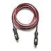 12V 15A Male to Male Cigarette Lighter Plug Charger Extension Cord With LED Lights And Fuse Protection On Both Plugs, 12 volt 16AWG 3 Meter/10ft Extension cord