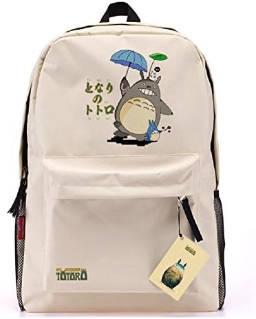 Kamabags Anime My Neighbor Totoro Backpack School Bag Cosplay Canvas Rucksack (one size, my neighbor totoro)