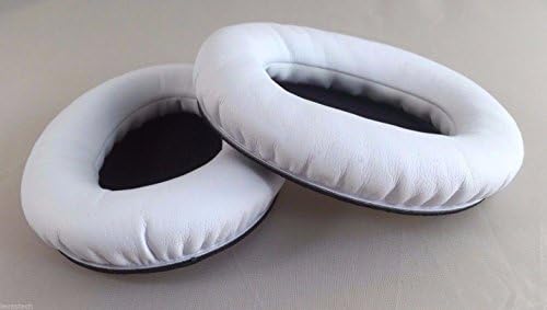 White Replacement Earpad Ear Pad Cushions with gasket for Bose Quietcomfort 2 QC2, Quietcomfort 15 QC15, Quietcomfort 25 QC25 Headphones