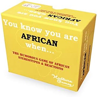Kulture Games You Know You Are African When…- Humorous African Meme Game, Game for Family Gatherings