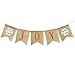 Burlap Joy Banner | Christmas Bunting Banner | Rustic Christmas Decorations | Holiday Banner| Holiday Decorations| Home Mantle Fireplace Decor