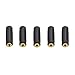 Kzeux 3.5mm F/F Stereo Coupler - 5 Pack Gold Plated 3.5mm Stereo Jack Female to Female Adapter Connectors