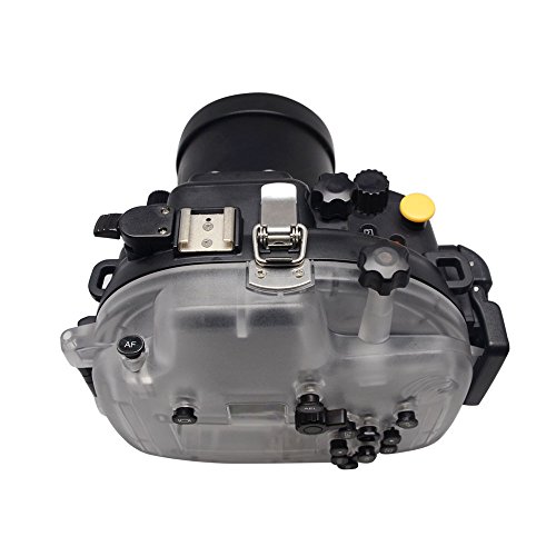 Mcoplus-40M130ft-Waterproof-Underwater-Camera-Housing-Diving-Bag-Case-for-Olympus-E-M1-12-40mm