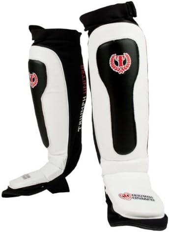 Triumph United Storm Trooper Grappling Shin Guard, White, Large