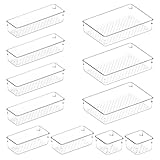 Lifewit 11 PCS Drawer Organizer Set Plastic Office